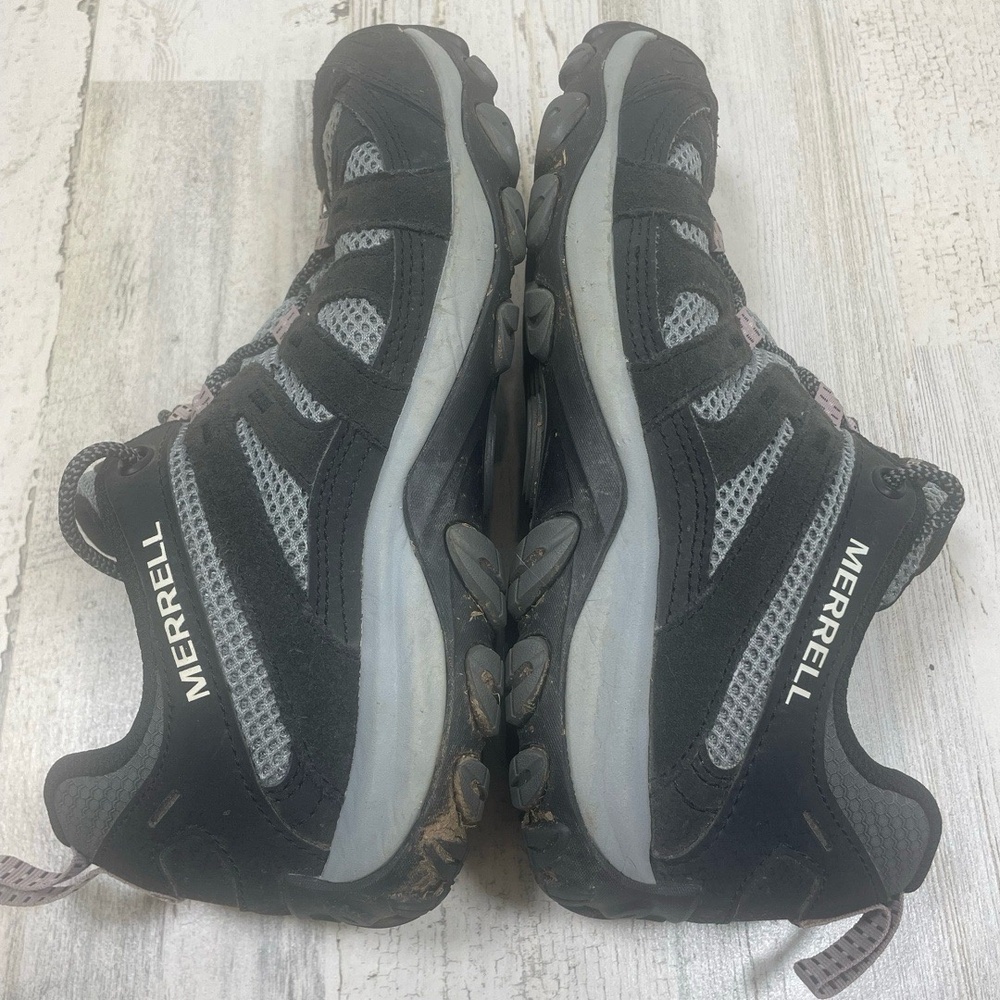 Merrell Alverstone 2 Hiking Sneaker Shoe size 9.5 Black Monume Outdoor Active - Picture 6 of 8